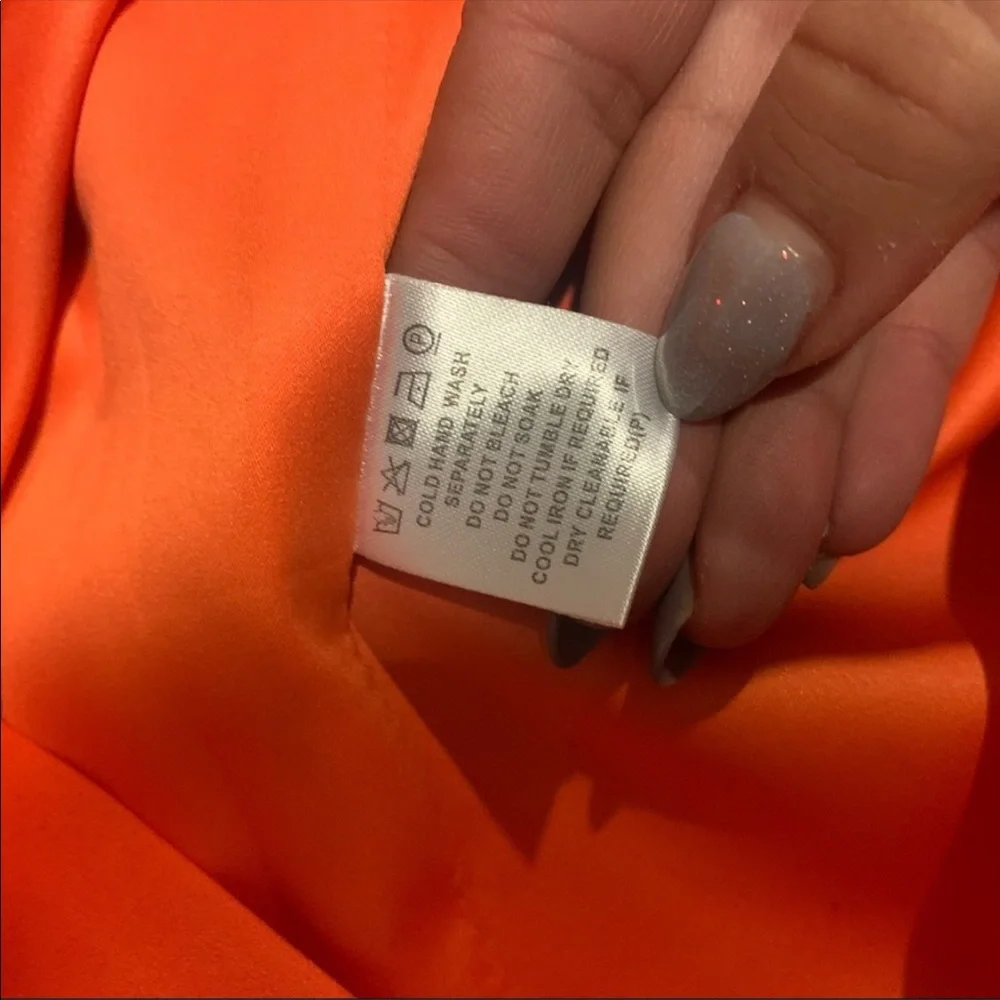 NWT MESHKI “MACIE” DRESS IN ORANGE - Picture 4 of 6